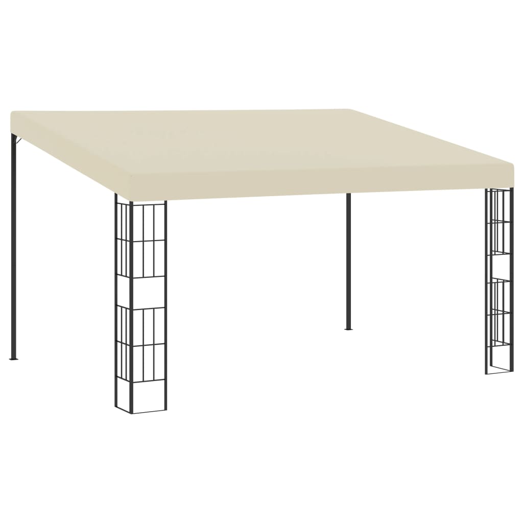 vidaXL Cenador con Montaje en la Pared Tela 3x4 m Toldo Parasol Carpa Color Crema,  Antracita, y mas