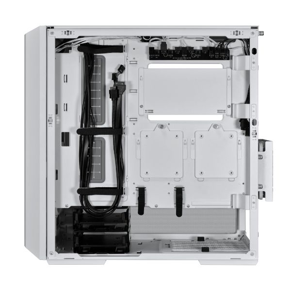 Lian Li - Caja de PC Gaming Lancool 216 E-ATX con cristal templado blanco, ventiladores ARGB de 160 mm y soporte para refrigeración líquida