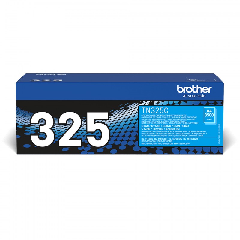 Brother - TN-325C cartucho de tóner 1 pieza(s) Original Cian TN-325C