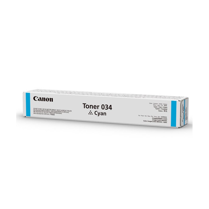 Canon - 034 cartucho de tóner 1 pieza(s) Original Cian 9453B001