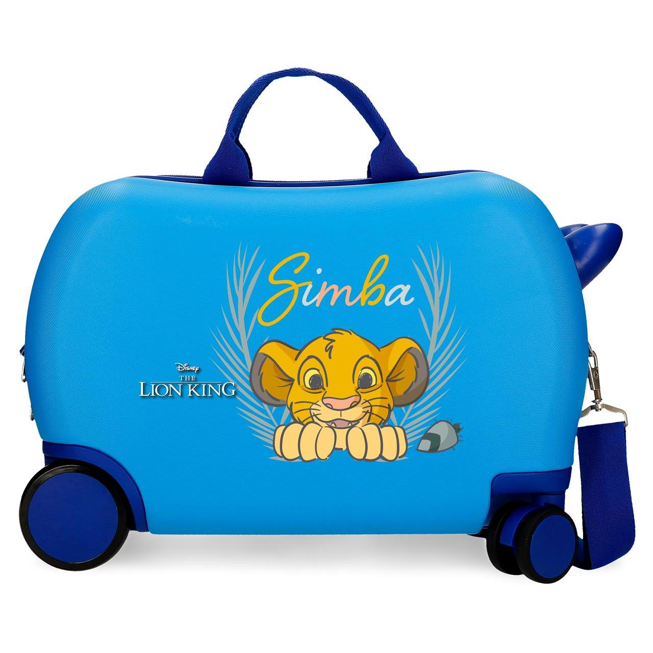Disney Maleta Correpasillos ABS Rígida Simba Camuflaged Azul
