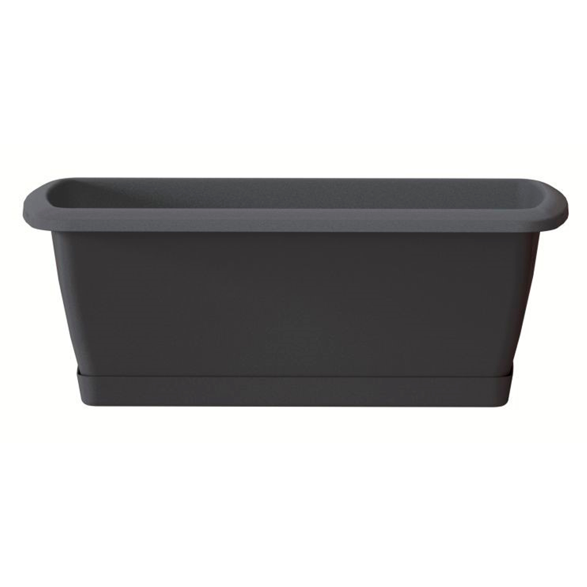 Prosperplast Jardinera Respana Gris Piedra 39,2x18,4x14,5cm
