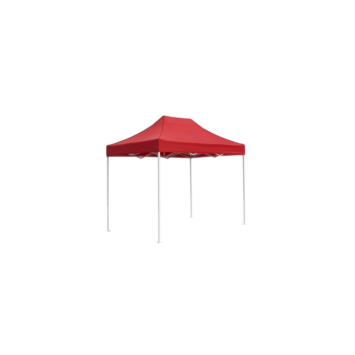 Carpa Plegable 3x2 Eco - Rojo - Impermeable - Cenador ideal para Jardín, Playa, Terrazas - Disponible en varios colores
