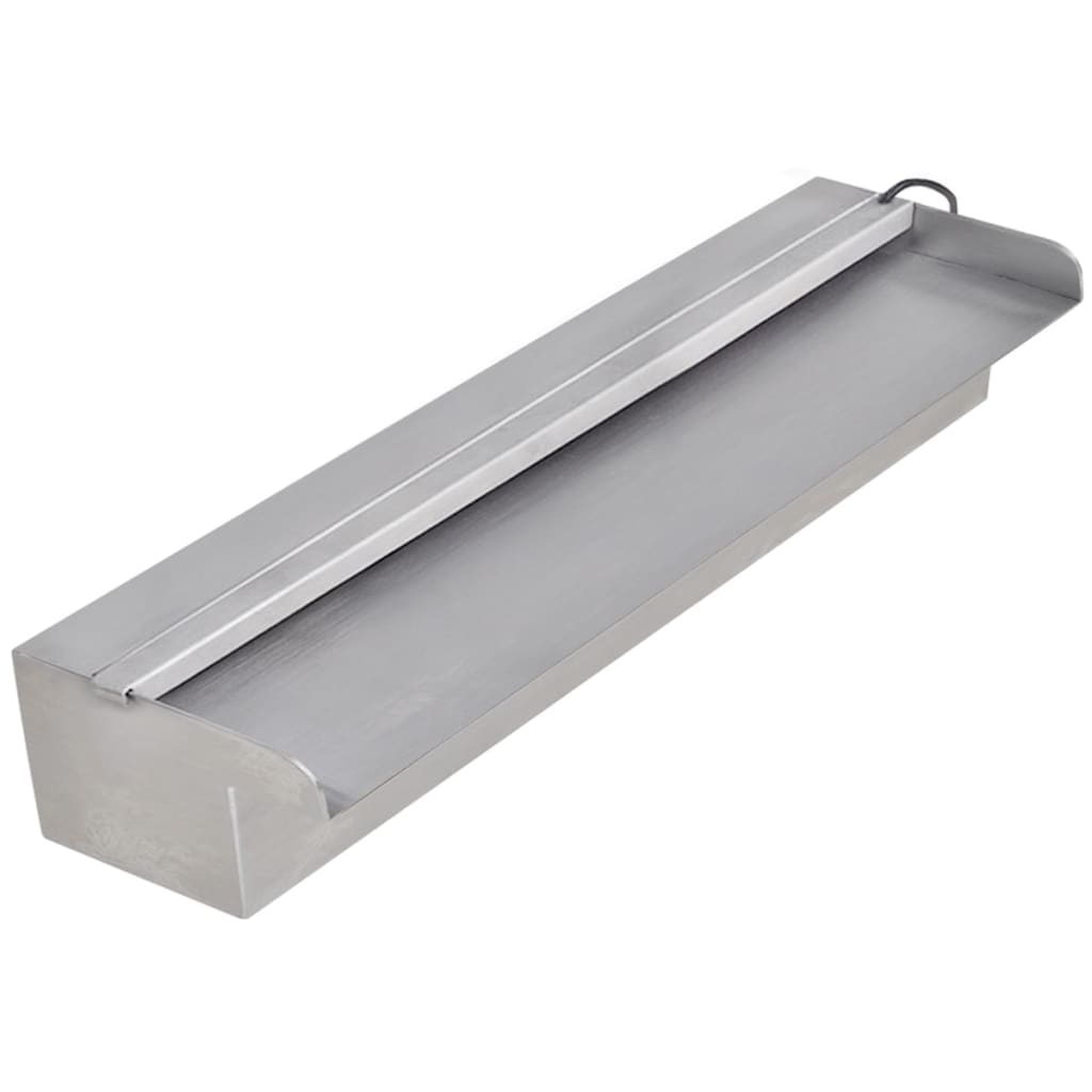 vidaXL Fuente Rectangular LED Piscina Acero Inoxidable Jardín Estanque Dimensiones 30 cm,  45 cm,  60 cm y mas