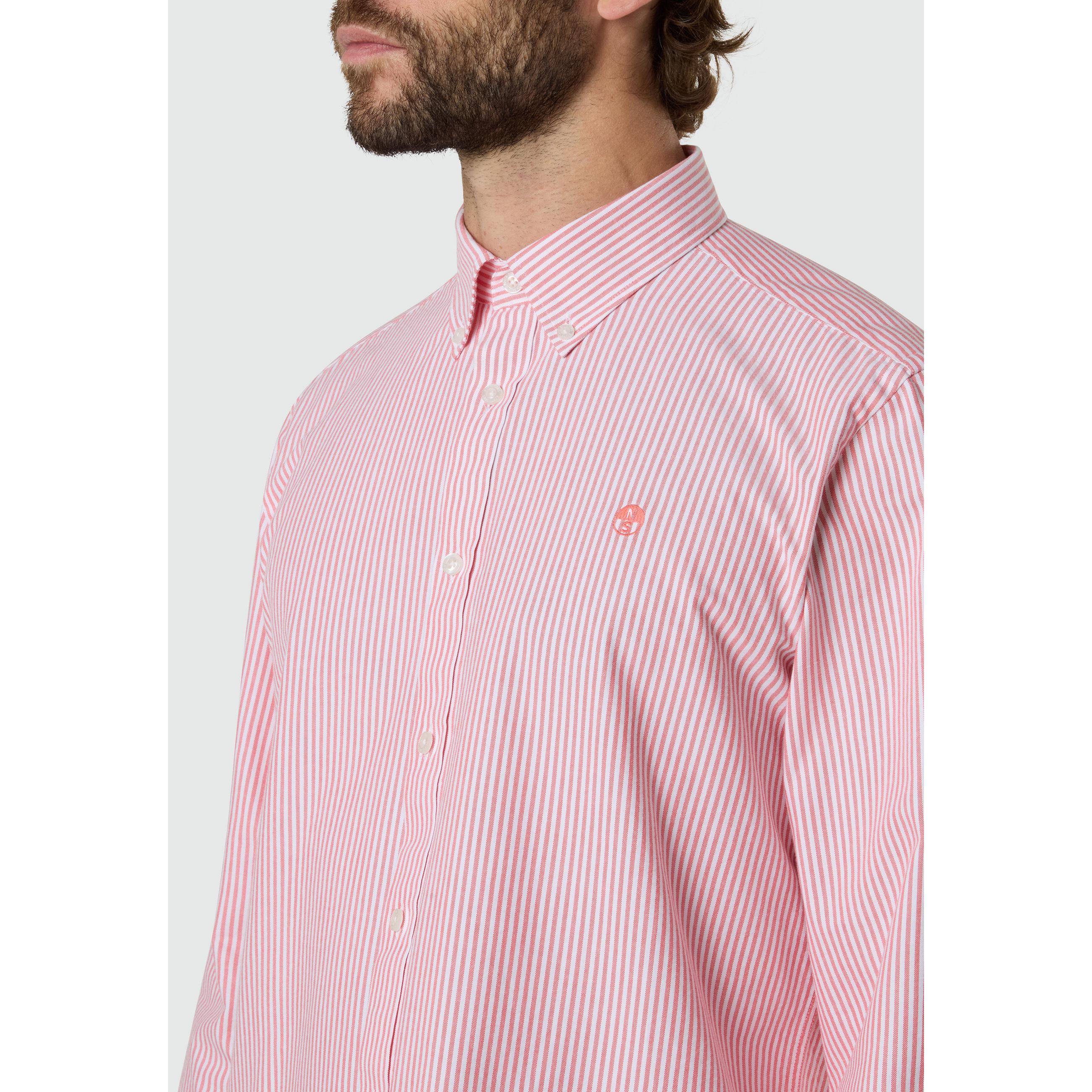 North Sails Oxford Shirt Striped Men Ss26