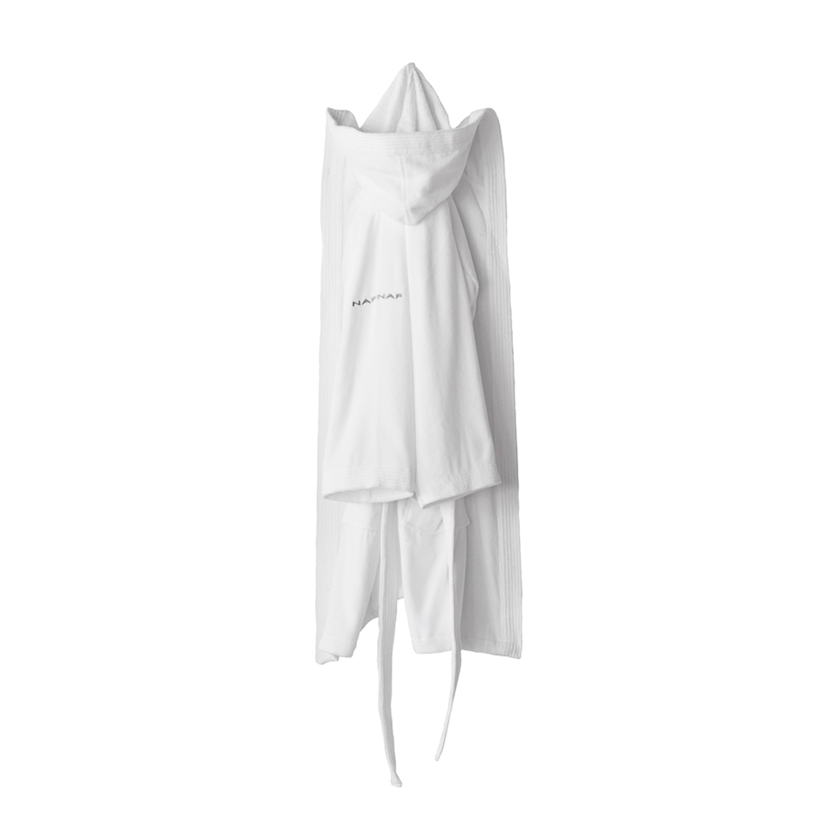 NAF NAF - Albornoz 100% algodón CASUAL blanco. Varias tallas disponibles.