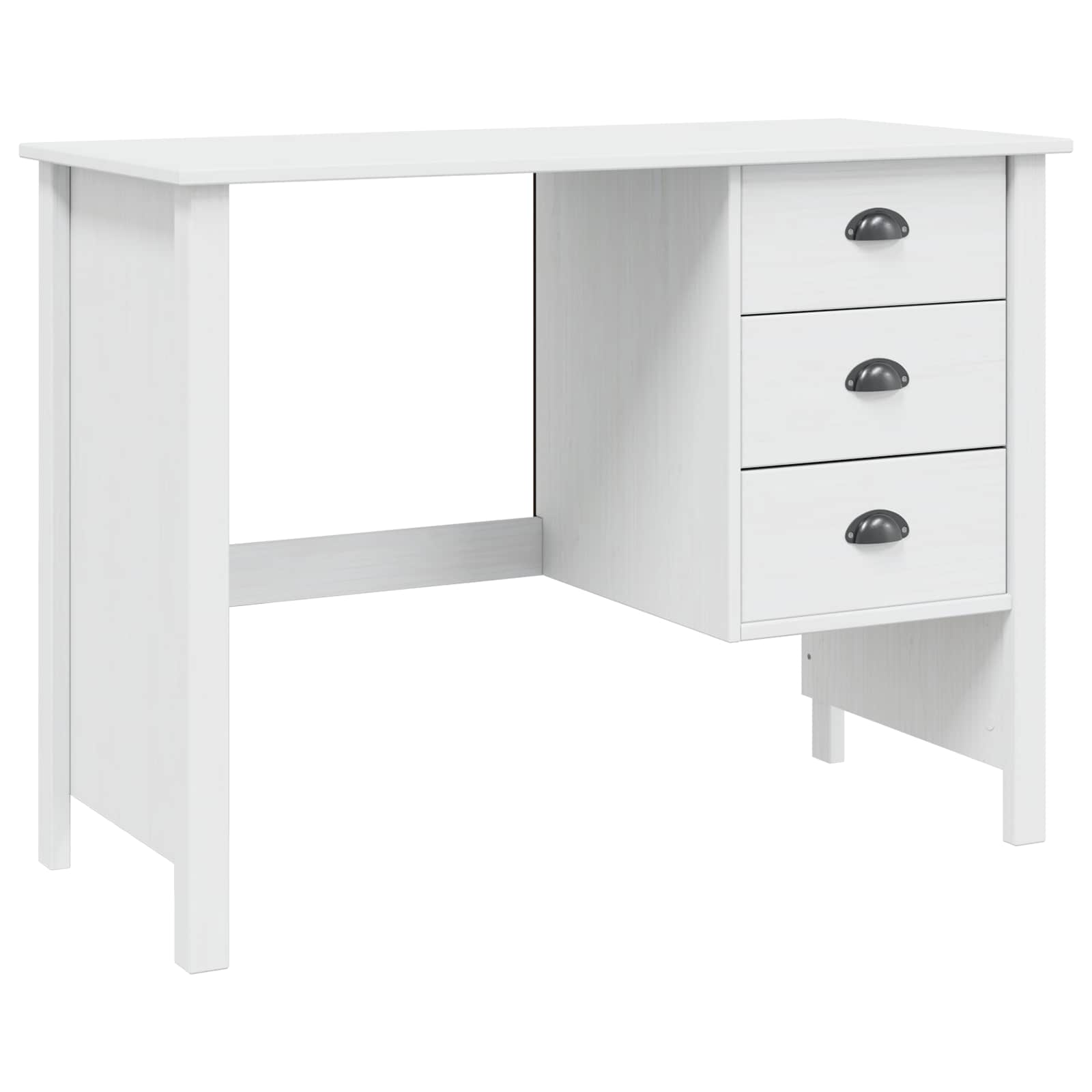 vidaXL Escritorio con cajones con cajón Hill 100 x 45 x 74 cm