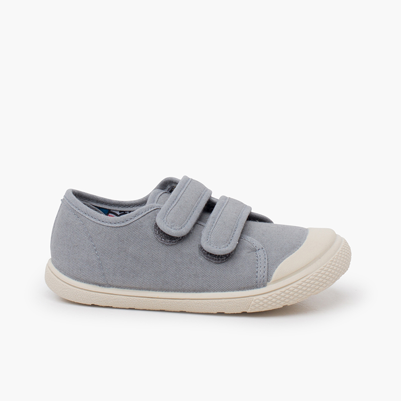 Pisamonas Zapatillas lona barefoot puntera goma