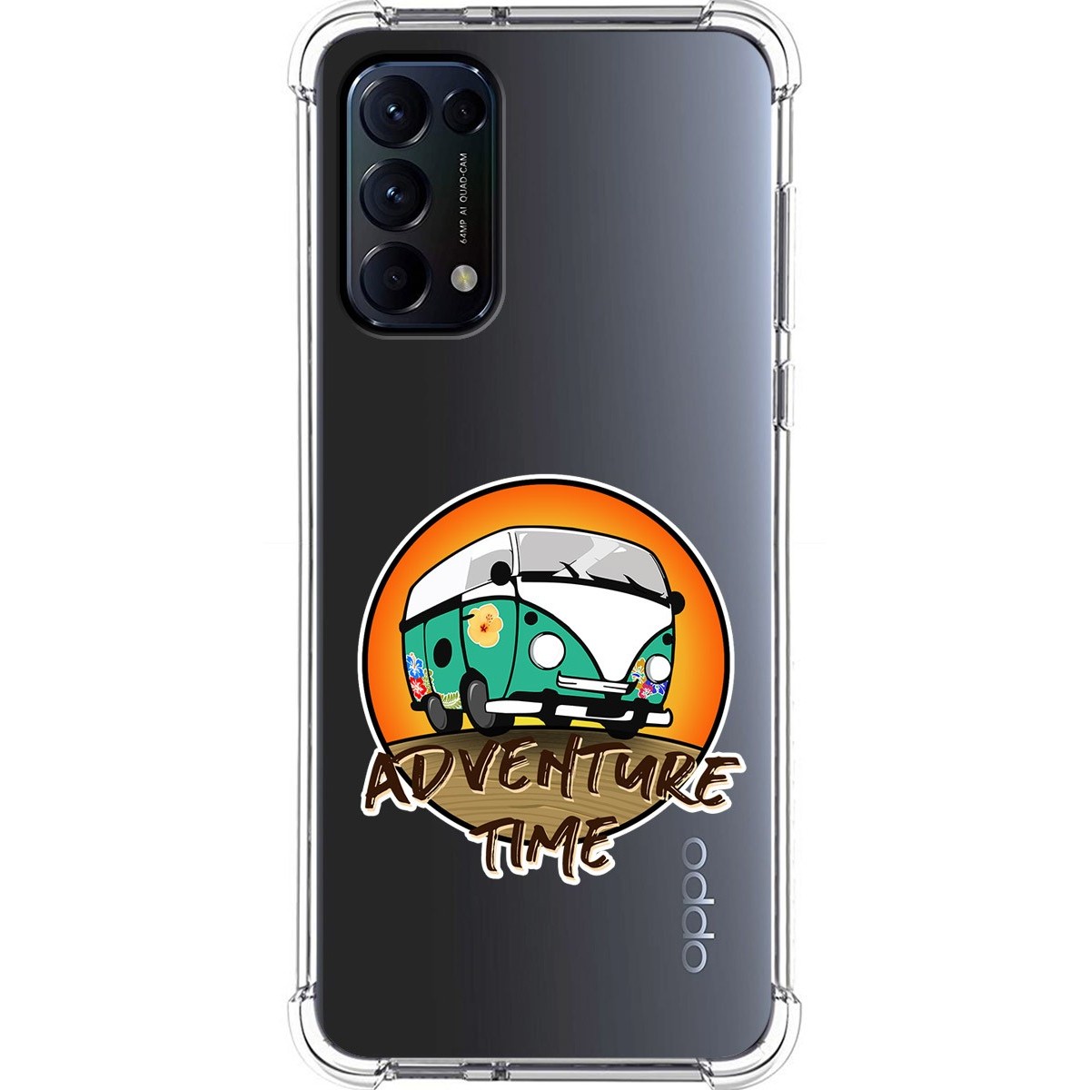 Tumundosmartphone Funda Silicona Antigolpes para Oppo Find X3 Lite 5G diseño Adventure Time Dibujos