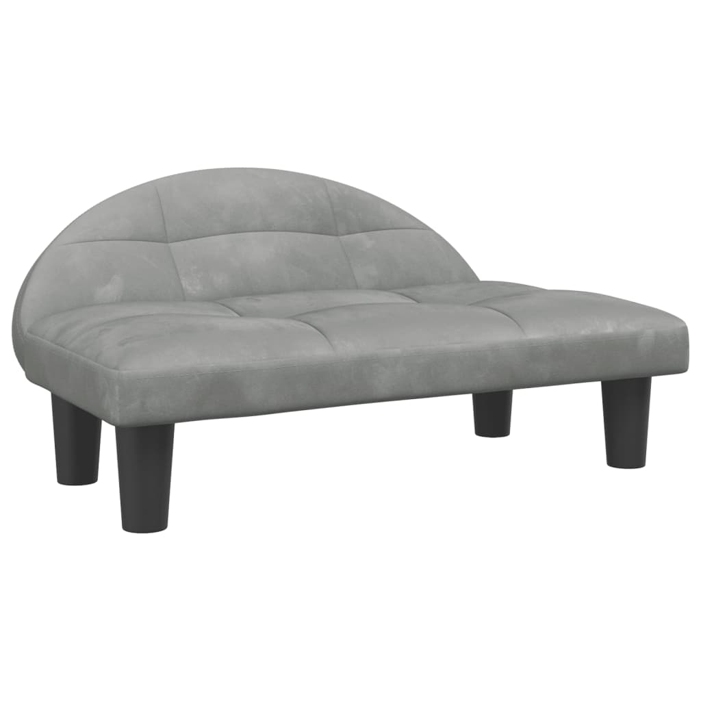 vidaXL Cama para perros de terciopelo 70x52x30 cm sofá para perros Color Gris claro,  Marrón,  Negro y mas