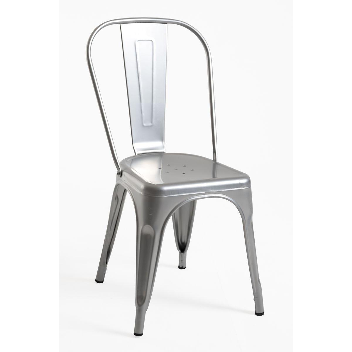 Regalos Miguel - Packs Sillas Comedor - Pack 6 Sillas Torix - Gris metalizado