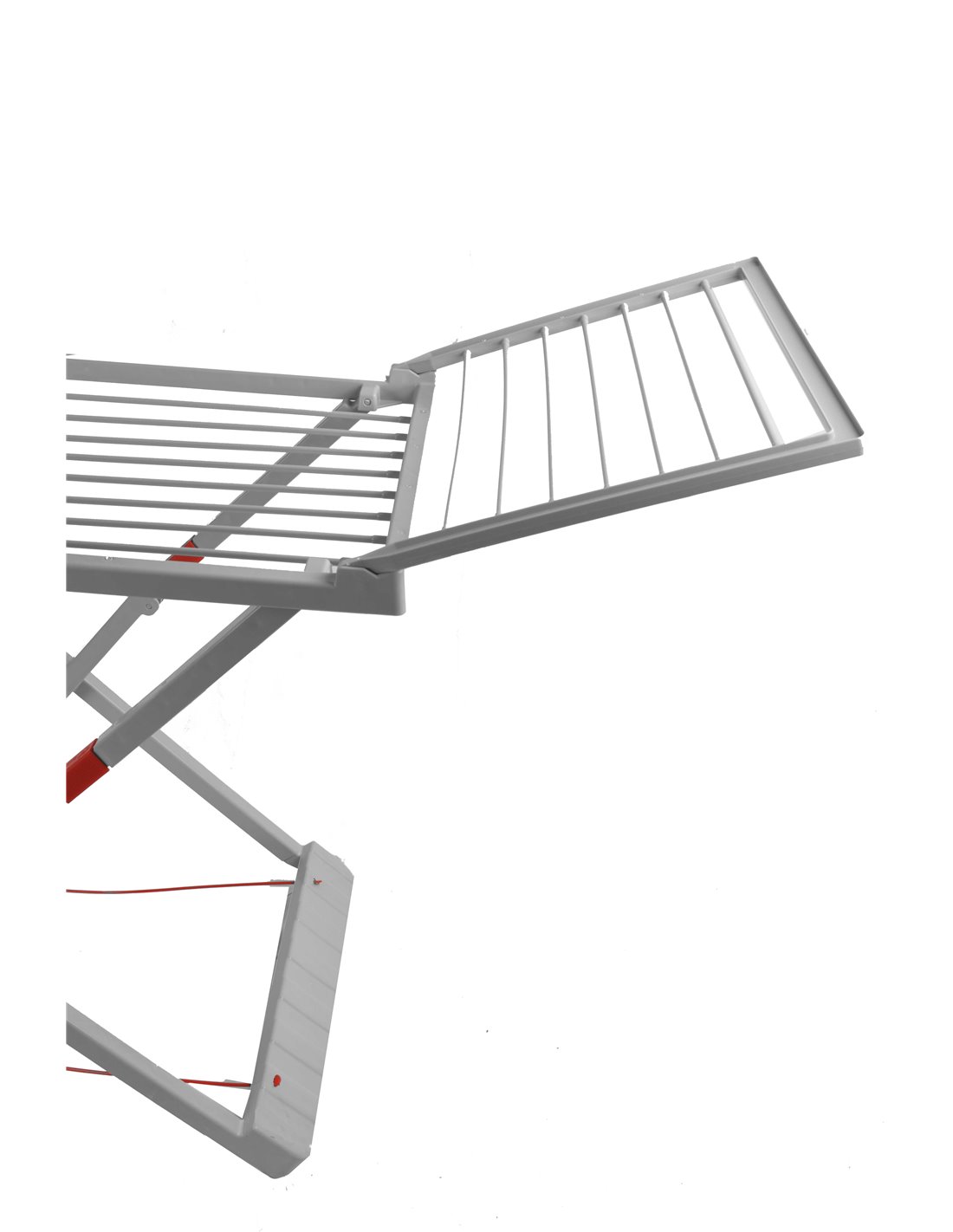 Tendedero Plegable de Resina– Tendal Abatible Balcón para Interior y  Exterior, Plegable (Gris)