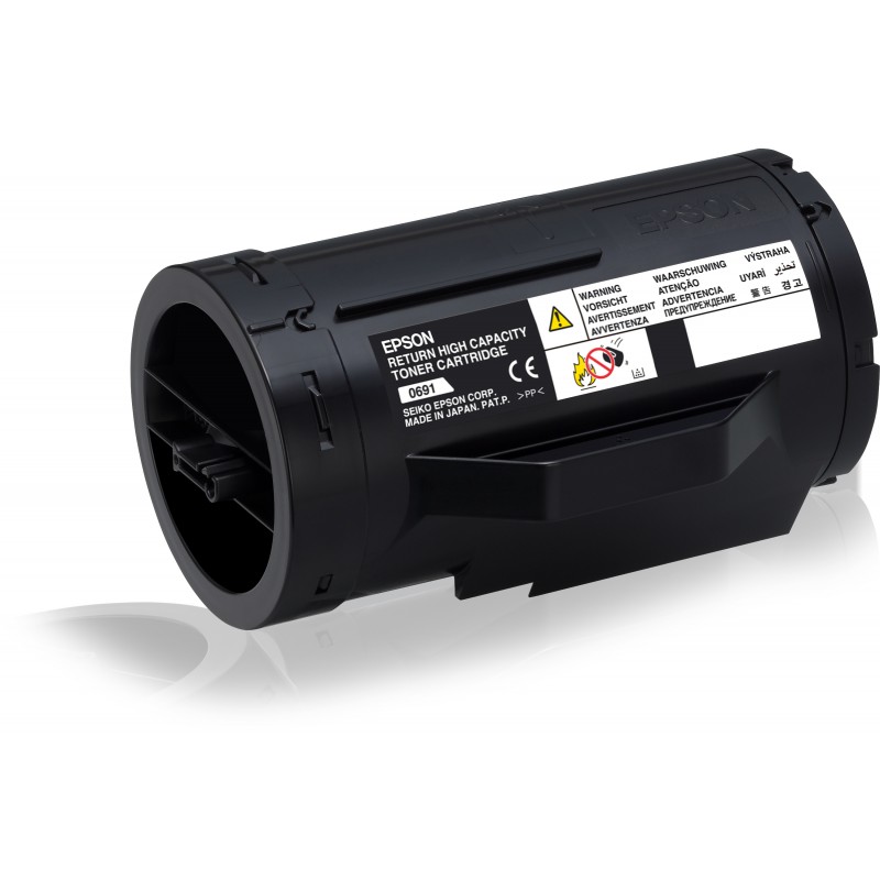 Epson - Cartucho de tóner retornable negro alta capacidad 10k C13S050691