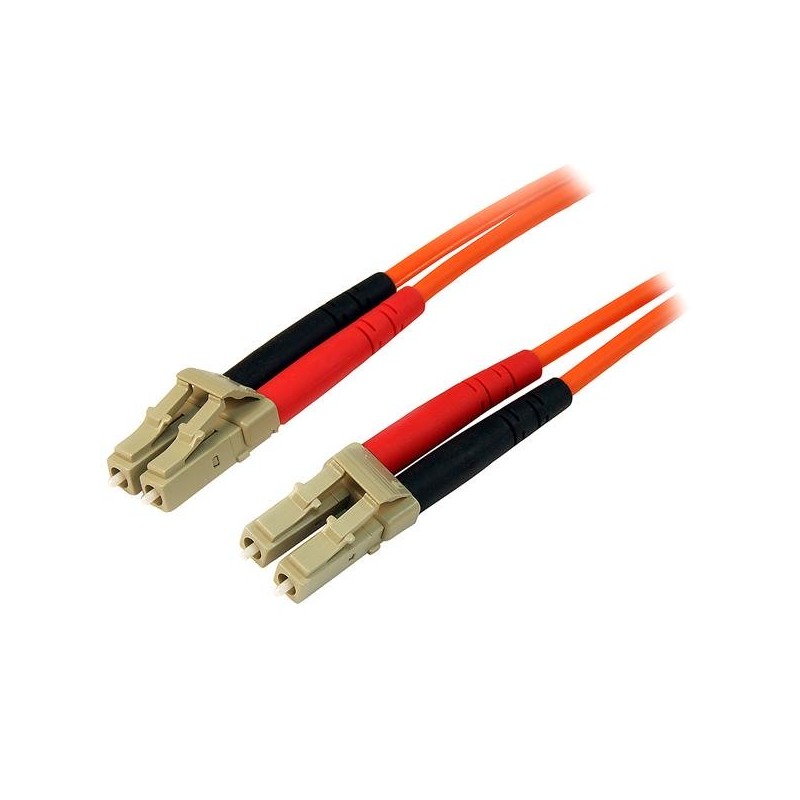 StarTech.com - Cable Patch de Fibra Duplex Multimodo 50/125 1m LC - LC 50FIBLCLC1