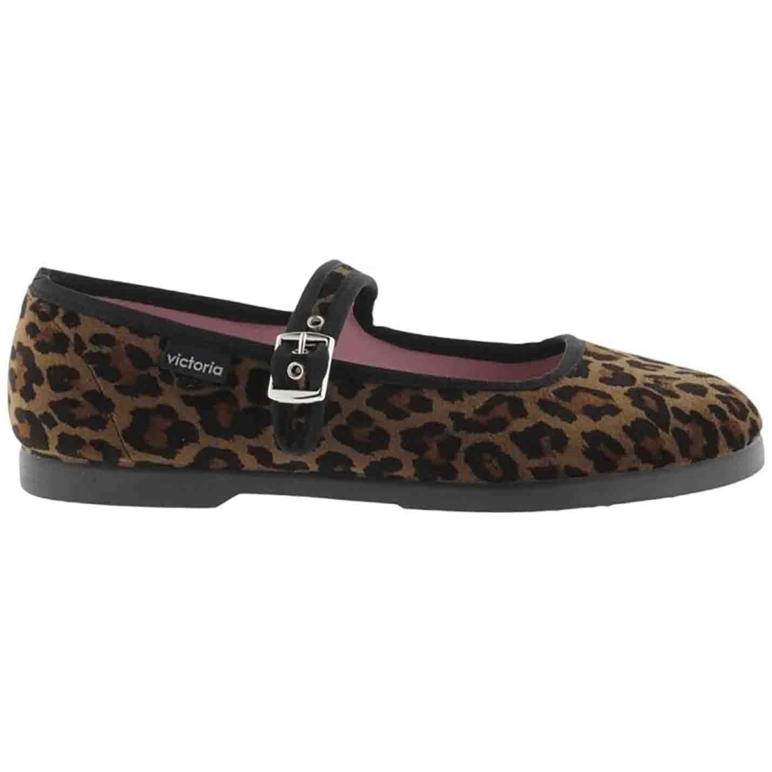 Manoletinas Victoria Leopardo para mujer en color multicolor