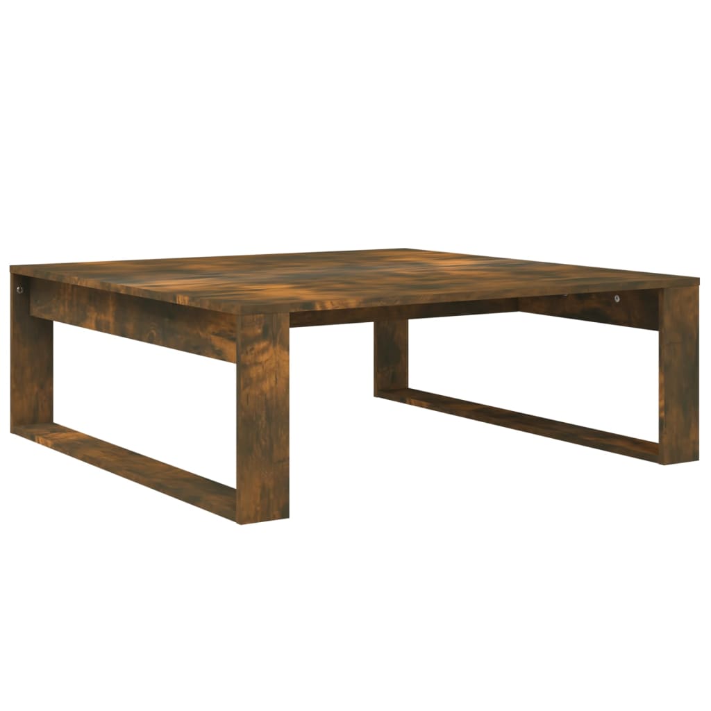 Vidaxl Mesa de Centro de Madera de Ingeniería 100x100x35 Cm Negro
