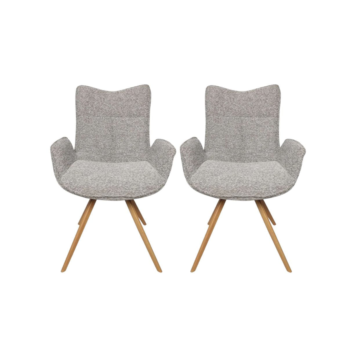Pack de 2 sillas Mireia respaldo alto 91x57,5x56,5 cm Adec
