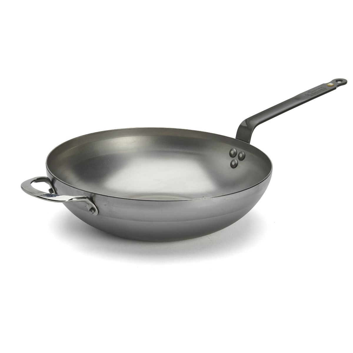 Wok de Hierro Mineral B Ecológico de De Buyer, Antiadherente Natural y Duradero para Cocina Salteada al Estilo Asiático