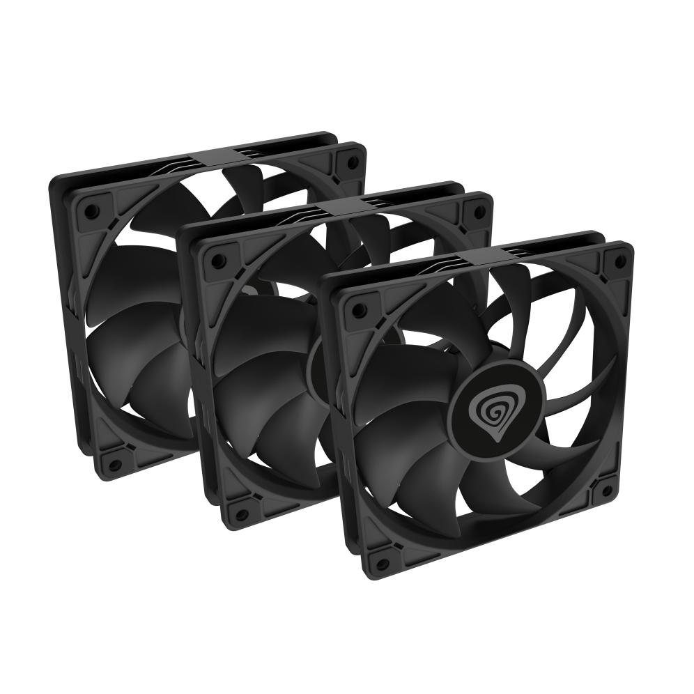 Natec Ventilador Genesis Oxal Alto Rendimiento Pack 3 Uds 120
