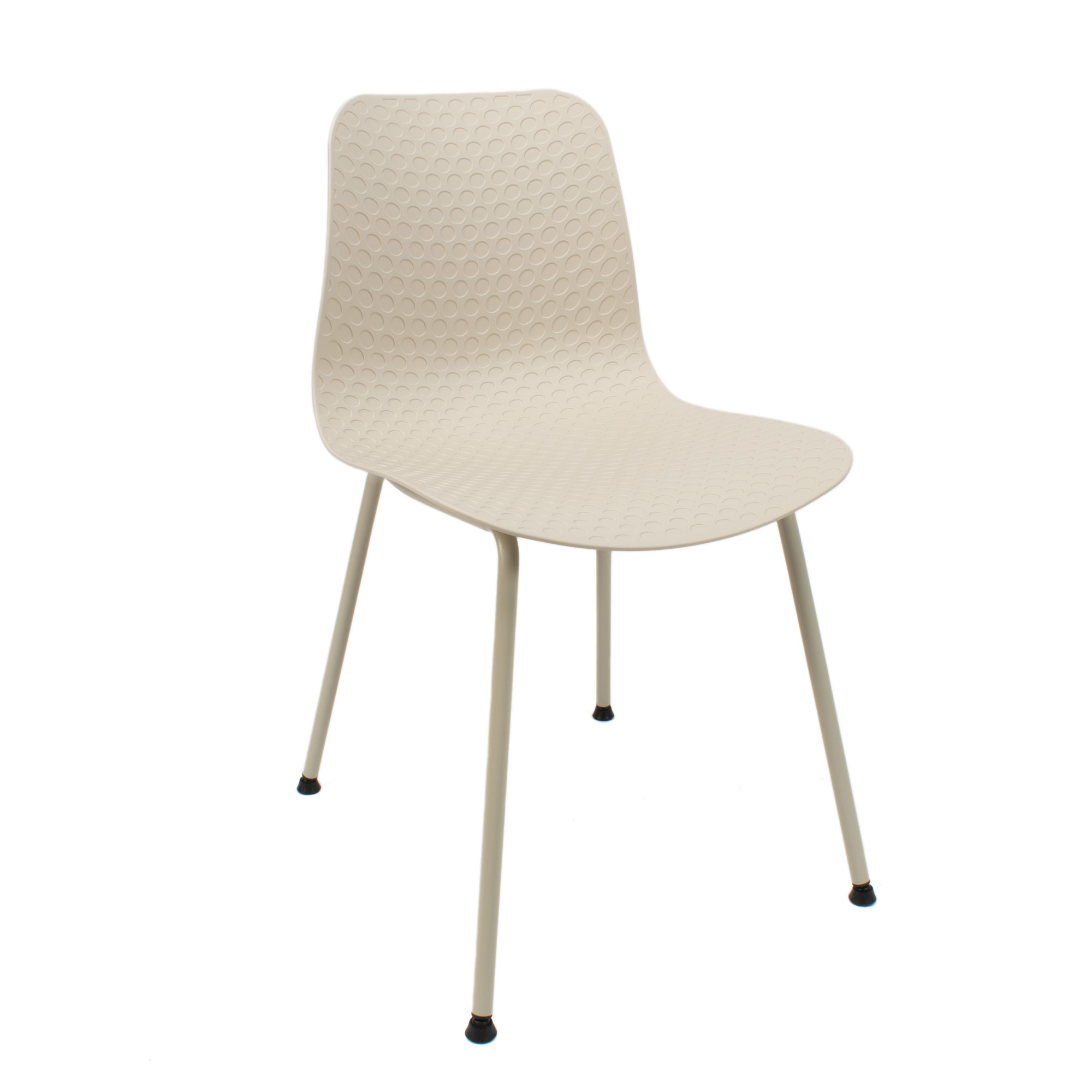 The Secret Home - Pack de 1 Silla de Comedor de Diseño Moderno - Pvc/metal - Ideal Salón