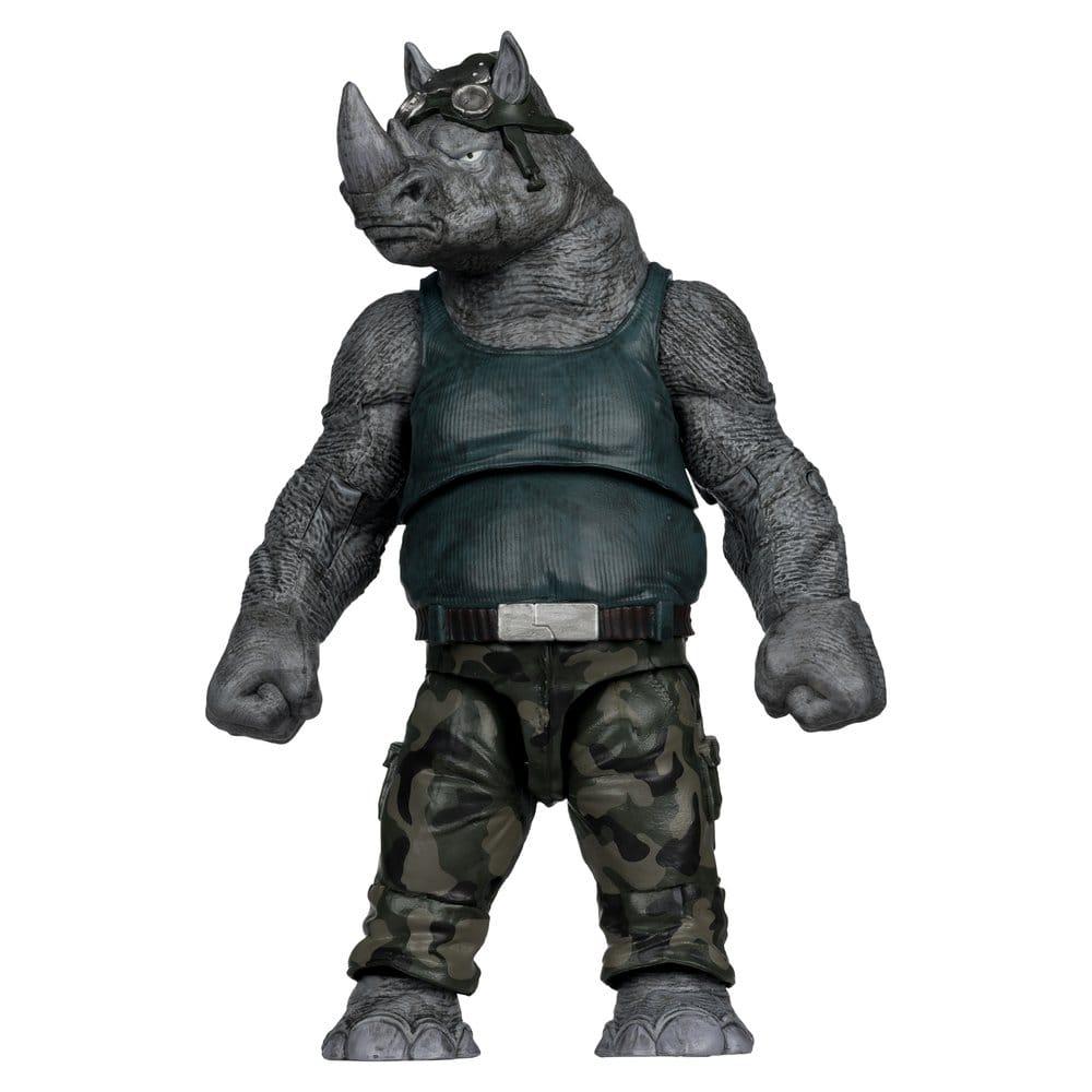 McFarlane Teenage Mutant Ninja Turtles (Page Punchers) Rocksteady Figura de acción de 5 Pulgadas con Juguetes de cómic