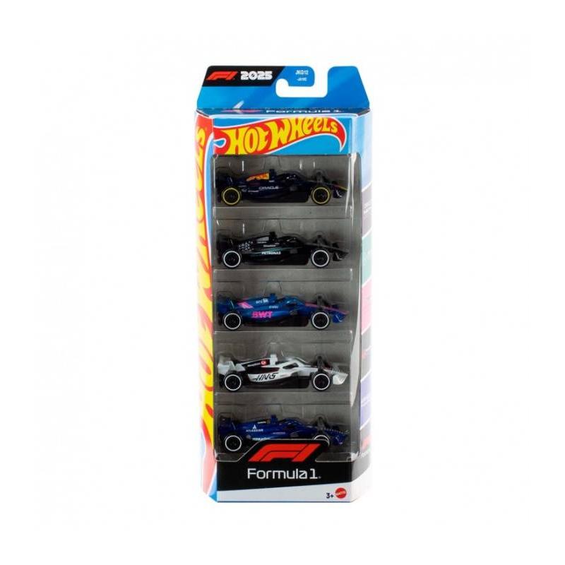 PACK 5 VEHÍCULOS F1 JLN11 HOT WHEELS