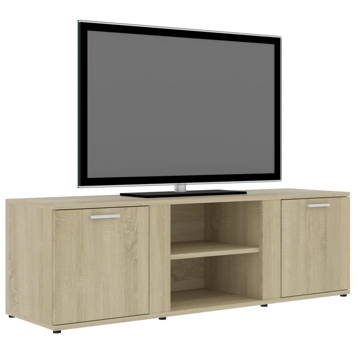 Mueble de TV Lima 2 puertas + 2 compartimentos 37x120x34 cm