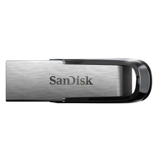 Sandisk ultra flair memoria usb 3.0 64gb - sin tapa - color acero/negro (pendrive)