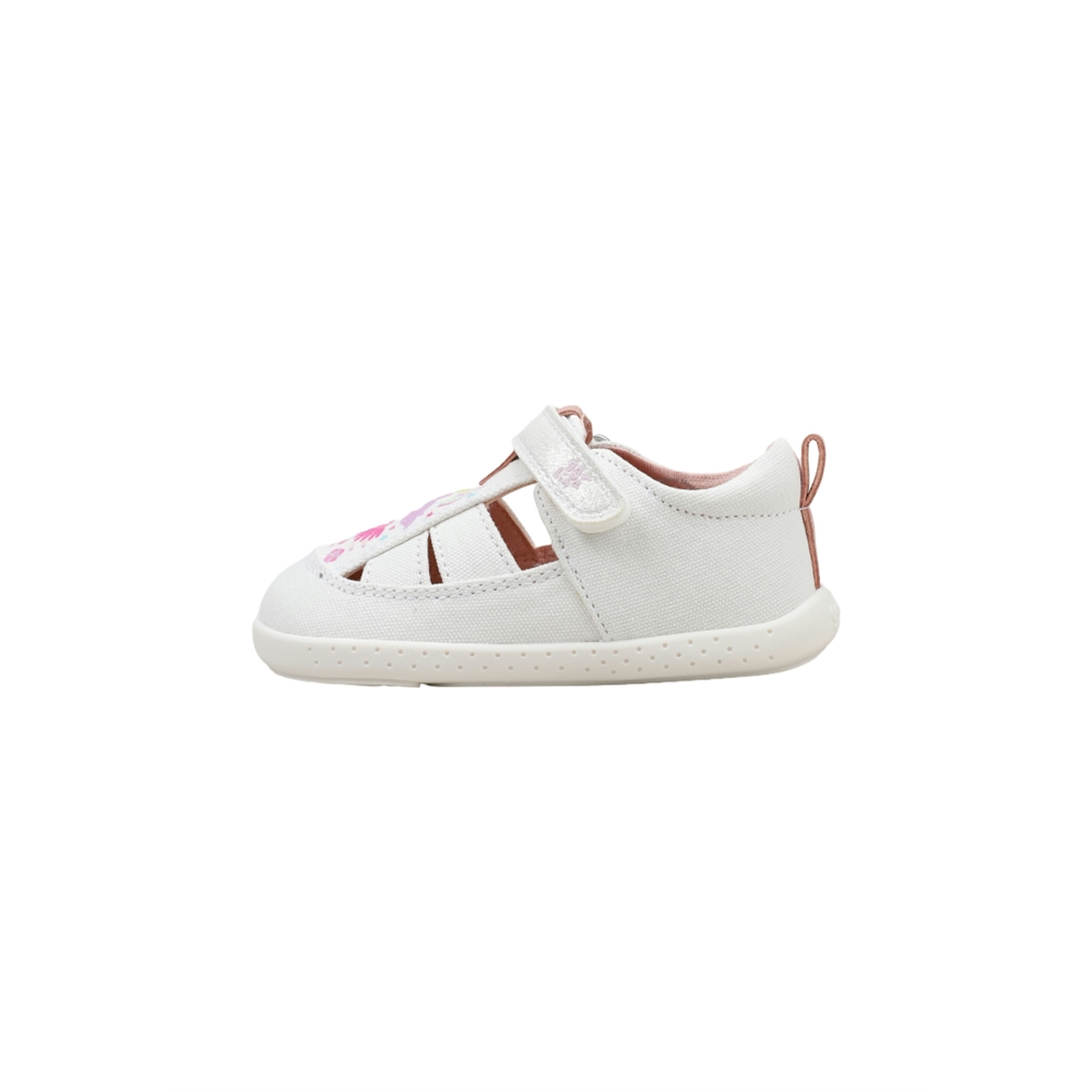 Garvalín 262342 Sandalias Planas Bebé - niña (hasta la talla 30) Blanco