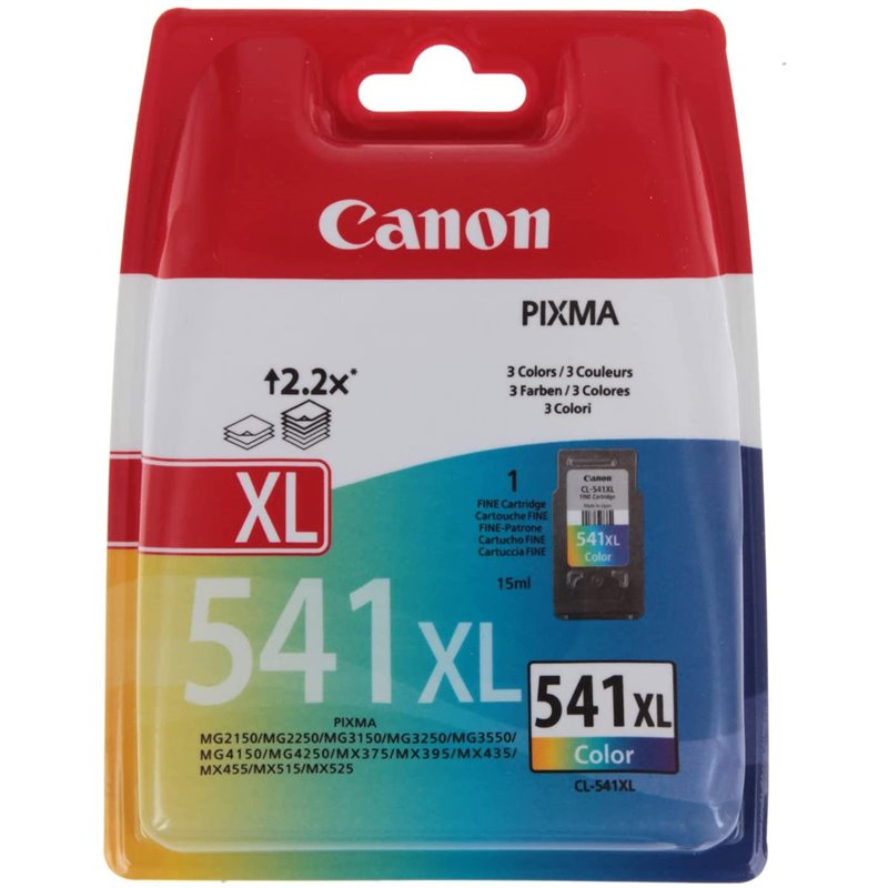 Cartucho de Tinta Original Canon CL-541XL Alta Capacidad/ Tricolor