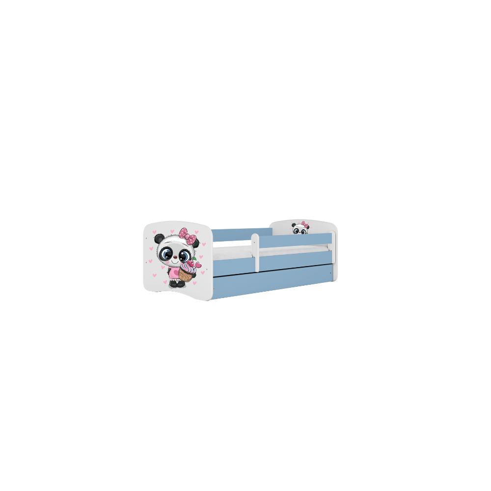 Cama 180 x 80 cm Kocot Kids com gaveta BabyDreams Panda Blue