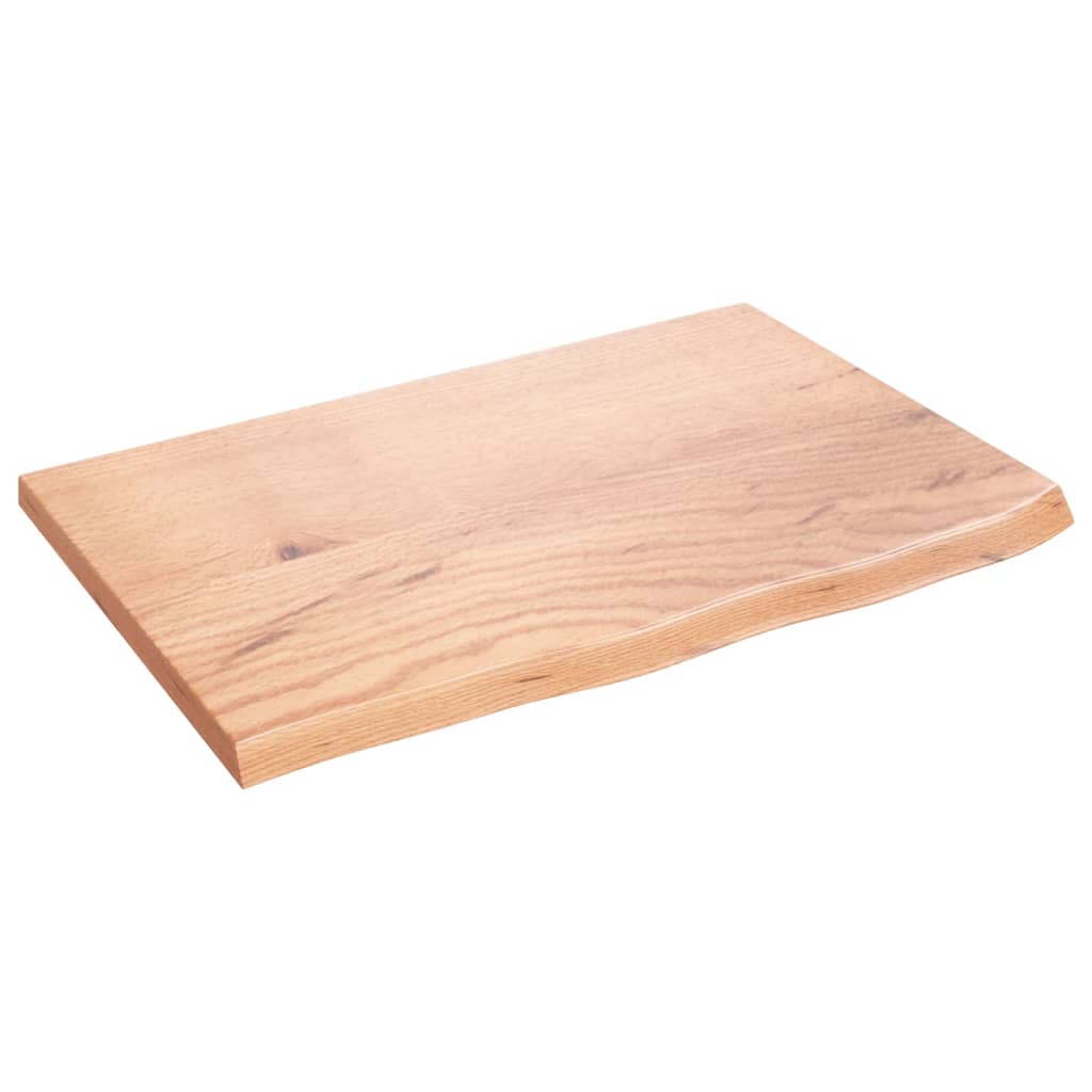 vidaXL Encimera de Baño Tablero Superficie Madera Maciza Tratada Color Gris oscuro,  Natural,  Marrón claro y mas