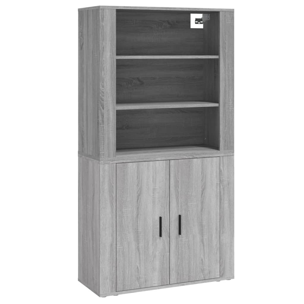 Vidaxl Aparador Alto Madera Contrachapada Salón