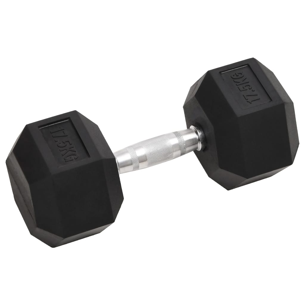 vidaXL Mancuerna hierro fundido 17,5 kg