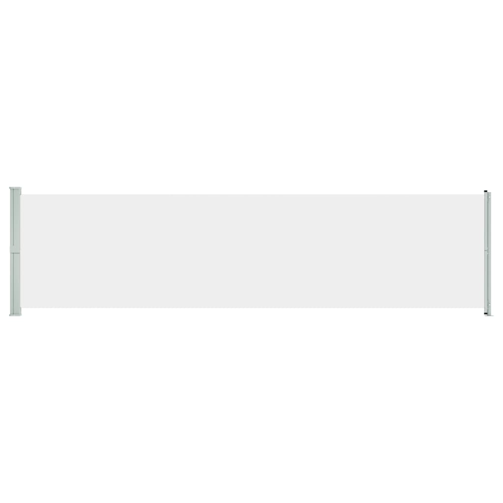 vidaXL Toldo lateral retráctil para patio 600x160 cm Color Negro, Crema, Azul