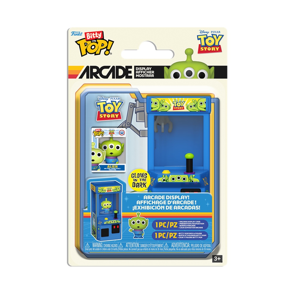 FUNKO BITTY POP! ARCADE: TOY STORY - ALIEN (GLOW), 85546, TIENDA CON LICENCIA OFICIAL