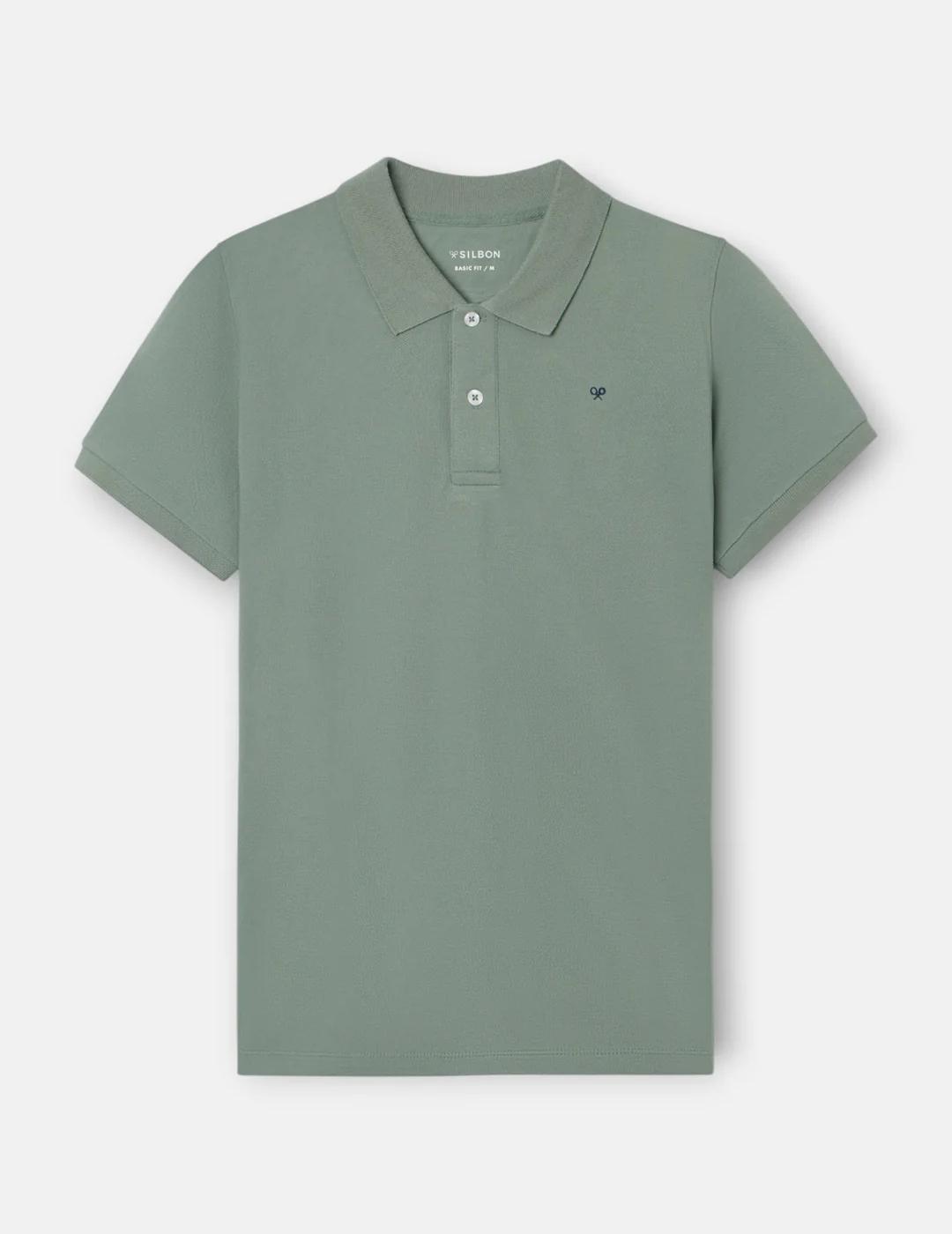 SILBON POLO VERDE MEDIO CLASICO