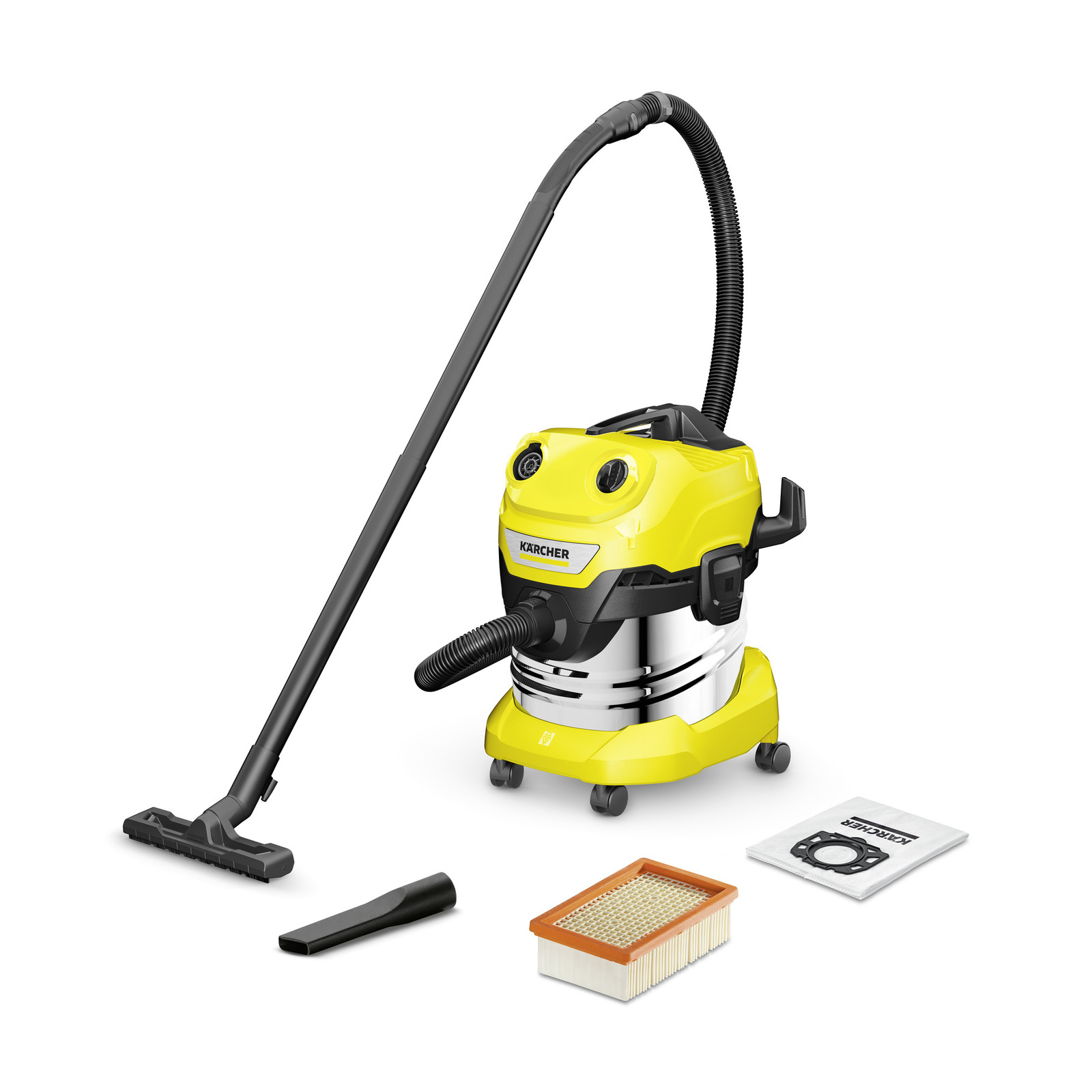 Kärcher - Aspiradoras para suciedad sólida y líquida WD 4 S V-20/5/22 - 1.628-260.0