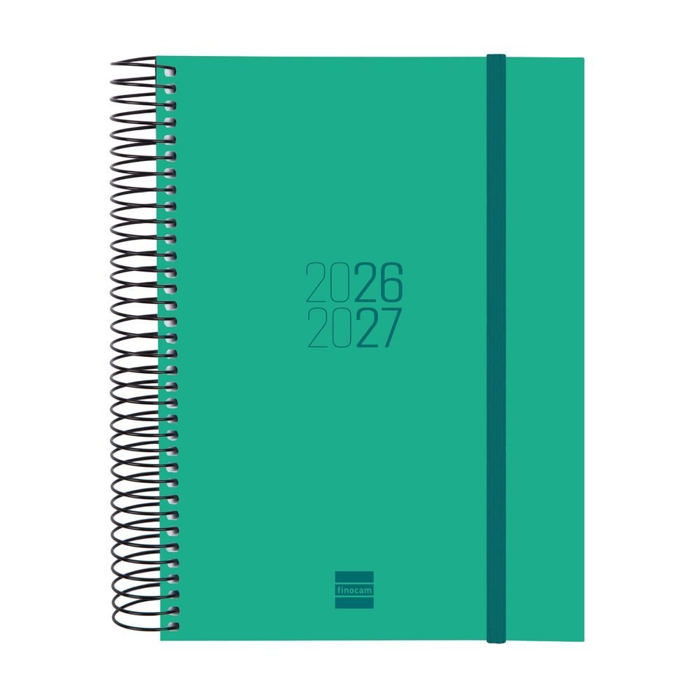 FINOCAM AGENDA ESCOLAR ESPIRAL E10 DP 26-27 VERDE AGENDA ESPIRAL CURSO