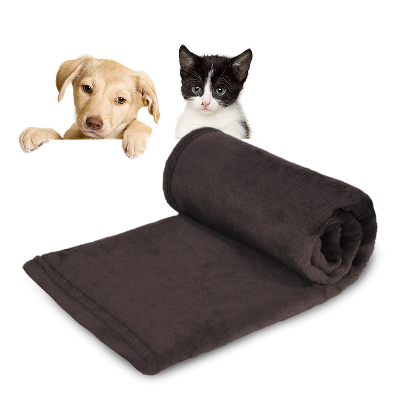 Manta para Perros Mascotas de 75x100cm, Manta de Poliéster para Sofá, Cama, Viaje Manta para Mascotas Perros Gatos Cálida y Suave, Protección Manta