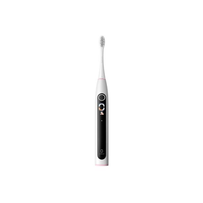 Oclean X Lite Cepillo de dientes eléctrico, Cepillo electrico inteligente, 5 Modos, 72000 Movimientos por minuto, Cepillado suplementario, 40 Días duración, Recordatorio de batería baja, IPX7, Gris