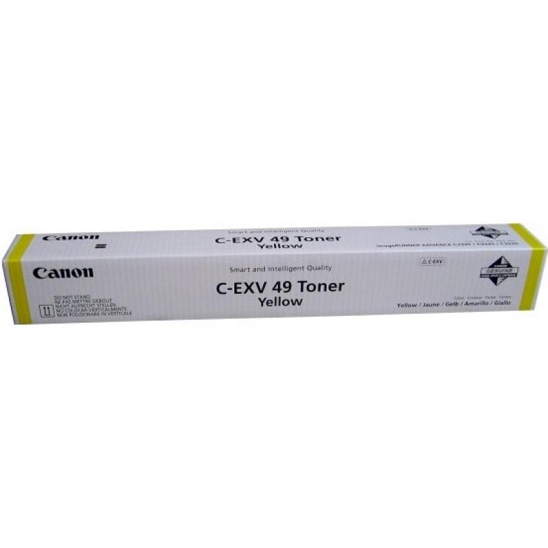 Canon C-EXV49 8527B002 cartucho de tóner 1 ud. Amarillo original