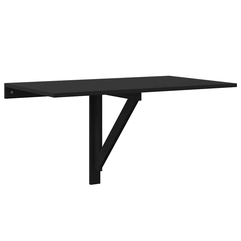 vidaXL Mesa de pared plegable contrachapada brillo 100x60x56 cm en color Blanco brillante/Gris sonoma/Negro y más | estructura resistente ideal para salón dormitorio o estudio