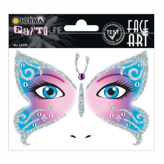 Pegatinas Face Art Butterfly HERMA 15308 4008705153089