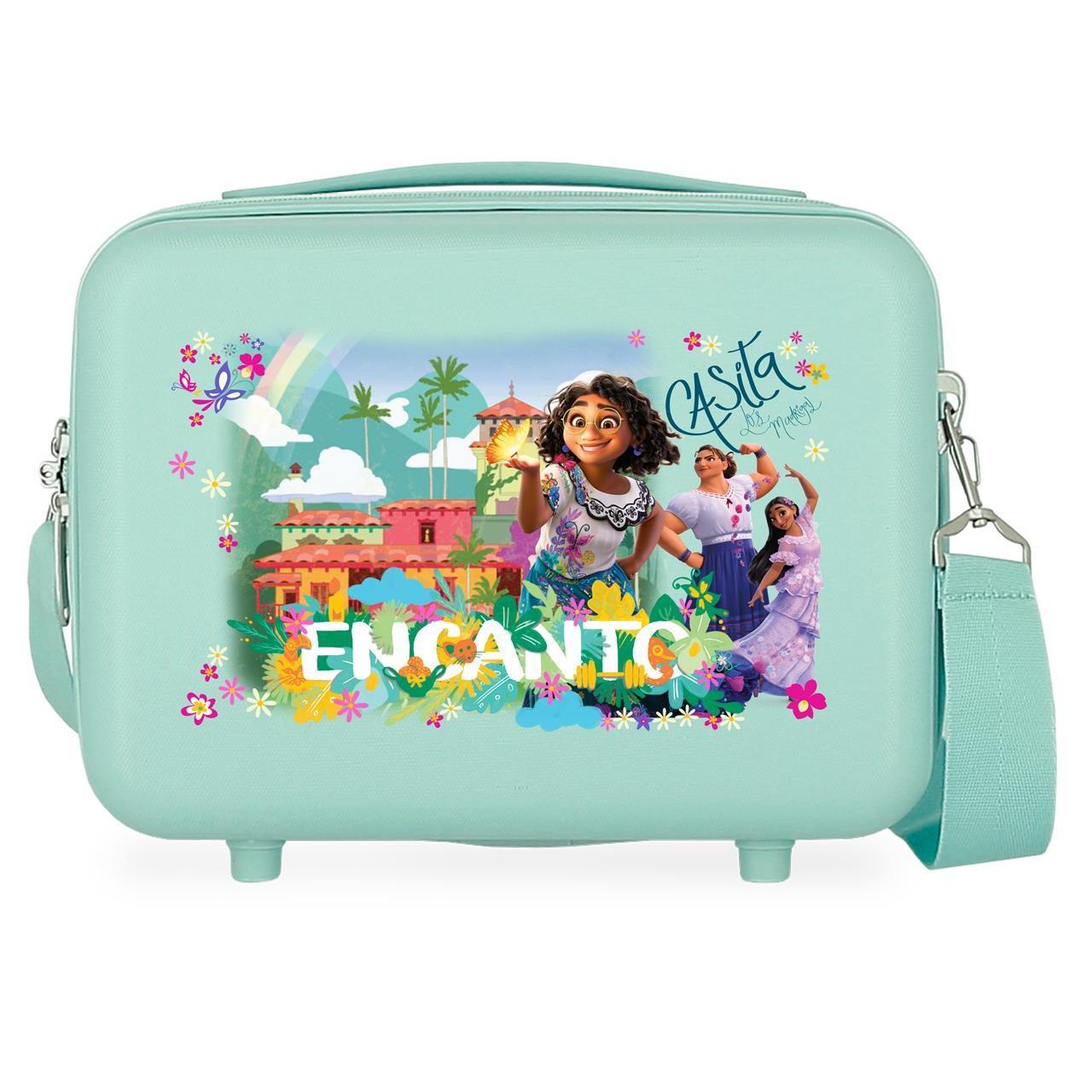 Neceser Abs Disney Encanto casita los madrigal turquesa 21x29x15cm