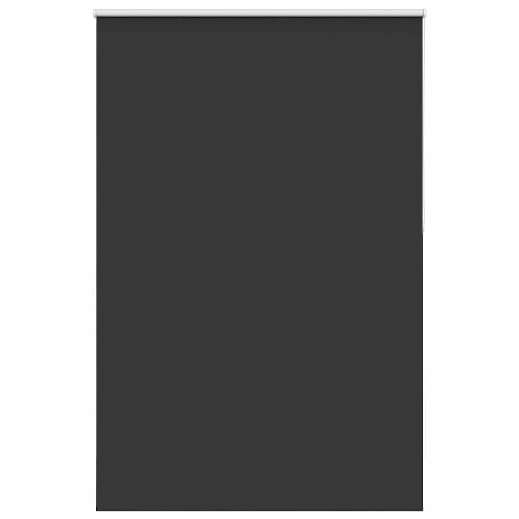 vidaXL Estor Enrollable Opaco negro 160x230 cm Tela Ancho 156,6 cm