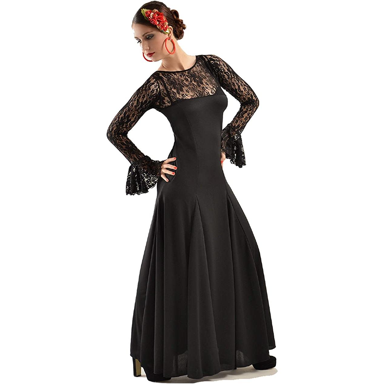 Vestido flamenco profesional de mujer - V-PRO  ANUKA - Tienda flamenca  online de vestuario especializada en grupos