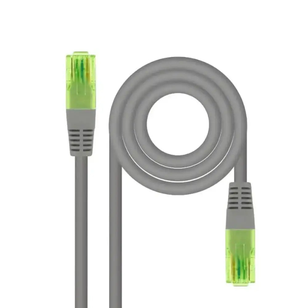 Cable de Red Nanocable 10.20.1402 RJ45 Cat.6 UTP CCA 2m Gris AWG26 Alta Velocidad