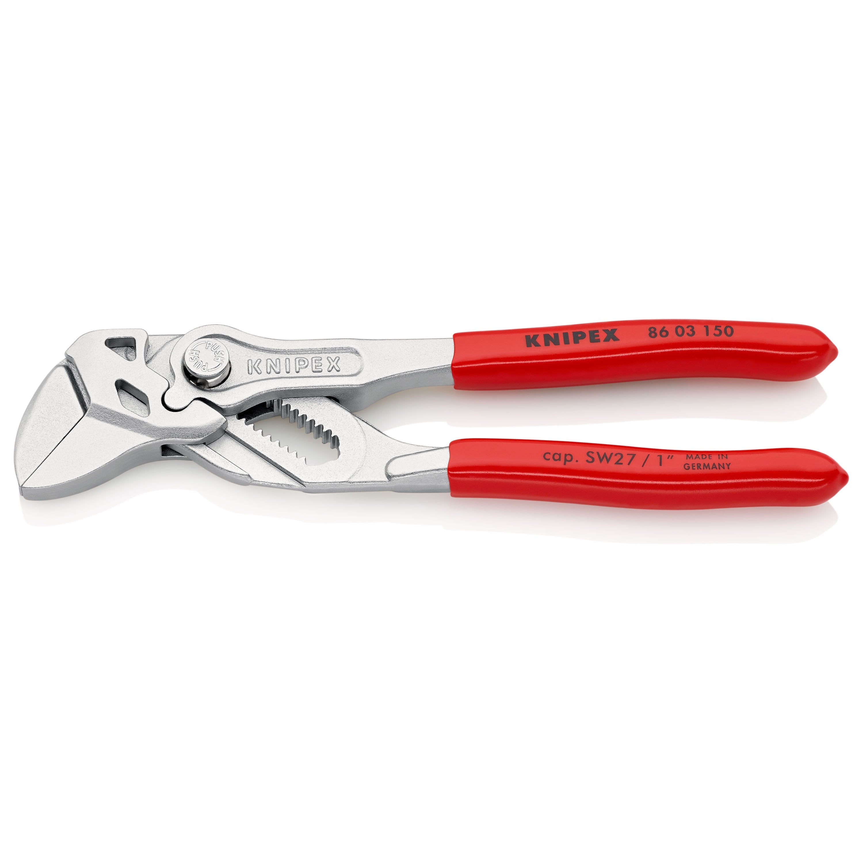 Knipex 86 03 150 - Tenaza llave de 150 mm con mangos PVC