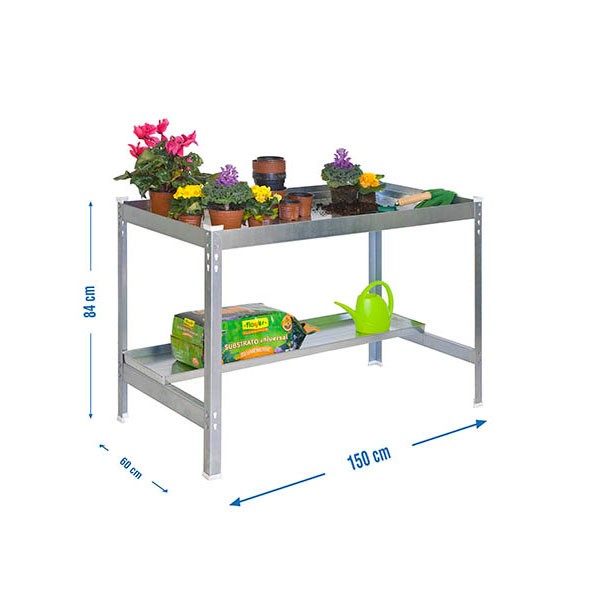 Estantería SIMONRACK Simongarden desk 1500x600 galva/galva